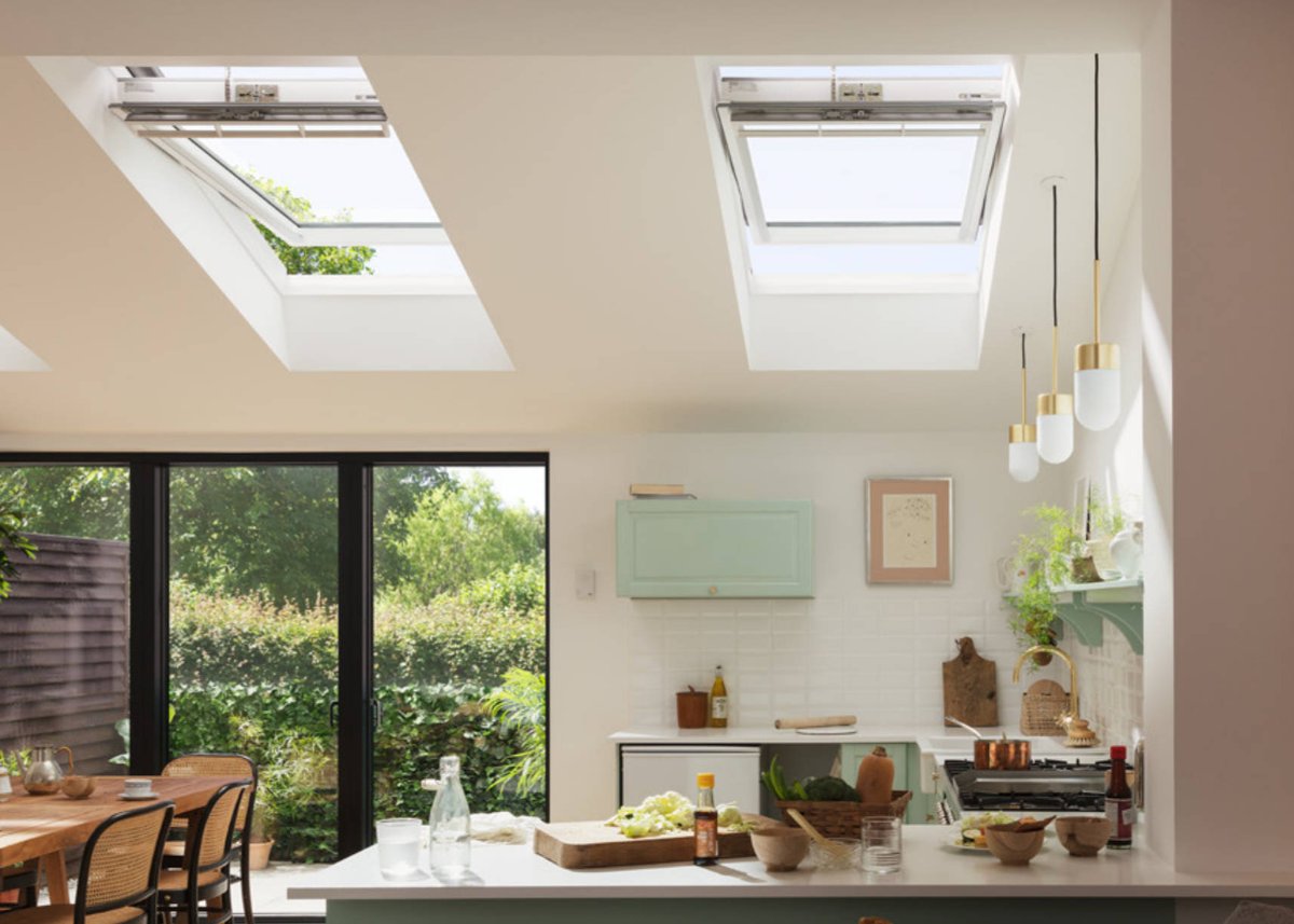 Image of solar powered flat roof windows interior image 001